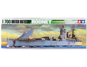 Tamiya 1/700 British Battleship HMS Rodney Model Kit Tamiya 1/700 British Battleship HMS Rodney Model Kit