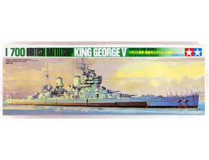  Tamiya 1/700 British Battleship HMS King George V Model Kit 