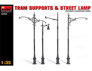 MiniArt 1/35 Tram Supports & Street Lamp MiniArt 1/35 Tram Supports & Street Lamp