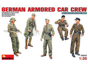 MiniArt 1/35 German Armoured Car Crew MiniArt 1/35 German Armoured Car Crew