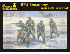 Caesar Miniatures 1/72 WWII German Infantry Field Greatcoats Caesar Miniatures 1/72 WWII German Infantry Field Greatcoats