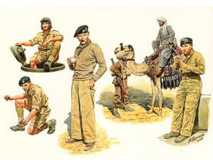  Master Box 1/35 British Commonwealth AFV Crew 