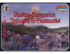 Strelets 1/72 WWI Austro-Hungarian Infantry in Gas Masks Strelets 1/72 WWI Austro-Hungarian Infantry in Gas Masks