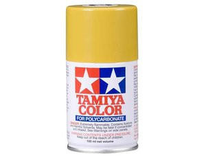 Tamiya PS-56 Mustard Yellow Polycarbonate Spray Paint Tamiya PS-56 Mustard Yellow Polycarbonate Spray Paint