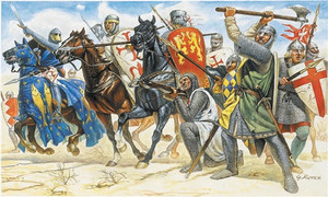  Italeri 1/72 Crusaders Model Figures 