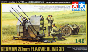 Tamiya 1/48 20mm Flakvierling 38 Tamiya 1/48 20mm Flakvierling 38