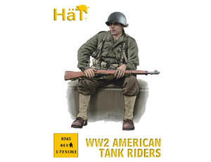  Hat Industrie 1/72 WWII US Tank Riders Model Figures 
