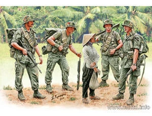 Master Box 1/35 Patroling Vietnam War Series Model Kit 