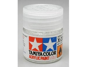  Tamiya Mini X-35 Semi Gloss Clear 10ml Acrylic Paint 