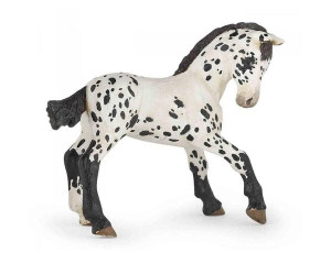 Papo Toys Black Appaloosa Foal Papo Toys Black Appaloosa Foal