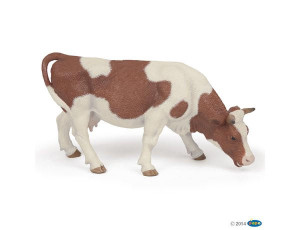 Papo Toys Grazing Simmental Cow Papo Toys Grazing Simmental Cow