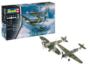 Revell 1/72 Combat Set - Spitfire Mk.V & Messerschmitt Bf 109   Revell 1/72 Combat Set - Spitfire Mk.V & Messerschmitt Bf 109