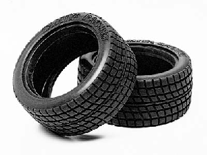  Tamiya Radial Tires (2pcs) for M Chassis 