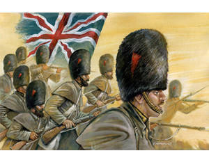 Strelets 1/72 British Grenadiers in Winter Dress Model Figures Strelets 1/72 British Grenadiers in Winter Dress Model Figures