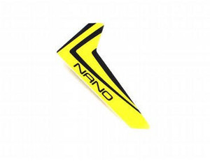 E-Flite Blade Nano nCP X Yellow Vertical Fin with Decal E-Flite Blade Nano nCP X Yellow Vertical Fin with Decal
