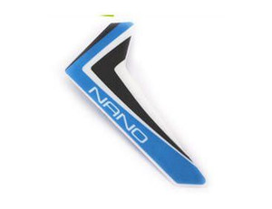  E-Flite Blade Nano nCP X Blue Vertical Fin with Decal 