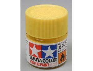 Tamiya Mini XF-03 Flat Yellow 10ml Acrylic Paint Tamiya Mini XF-03 Flat Yellow 10ml Acrylic Paint