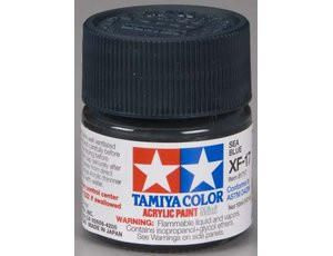  Tamiya Mini XF-17 Flat Sea Blue 10ml Acrylic Paint 