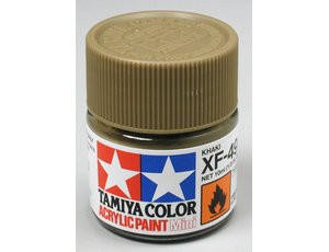 Tamiya Mini XF-49 Flat Khaki 10ml Acrylic Paint Tamiya Mini XF-49 Flat Khaki 10ml Acrylic Paint