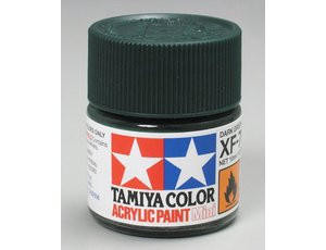 Tamiya Mini XF-70 Flat Dark Green 2 10ml Acrylic Paint Tamiya Mini XF-70 Flat Dark Green 2 10ml Acrylic Paint