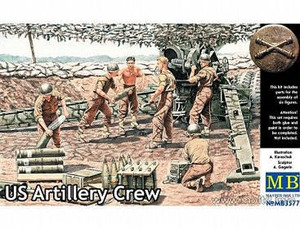  Master Box 1/35 US Artillery Crew Model Figures 