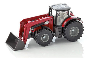 Siku 1/50 Massey Ferguson with Front Loader Diecast Model   Siku 1/50 Massey Ferguson with Front Loader Diecast Model