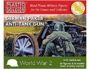 Plastic Soldier Company 1/72 German PaK 38 Anti-Tank Gun Plastic Soldier Company 1/72 German PaK 38 Anti-Tank Gun