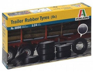 Italeri 1/24 Trailer Rubber Tyres Italeri 1/24 Trailer Rubber Tyres