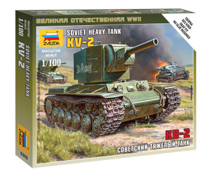Zvezda 1/100 KV-2 Heavy Tank Zvezda 1/100 KV-2 Heavy Tank