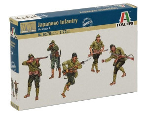 Italeri 1/72 Japanese Infantry Model Figures   Italeri 1/72 Japanese Infantry Model Figures