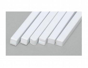  Evergreen Plastic Square Tubes 0.25 (1/4) 