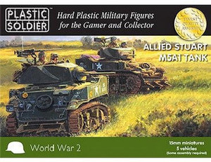 Plastic Soldier Company 15mm Allied M5A1 Stuart Tank Plastic Soldier Company 15mm Allied M5A1 Stuart Tank