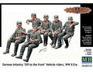 Master Box 1/35 German Infantry Off to the front   Master Box 1/35 German Infantry Off to the front