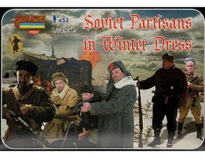 Strelets 1/72 Soviet Partisans in Winter Dress Model Figures   Strelets 1/72 Soviet Partisans in Winter Dress Model Figures
