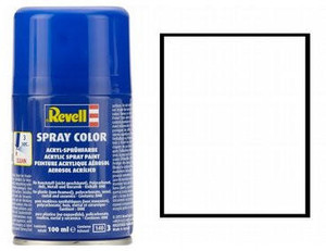 Revell 05 Matt White 100ml Acrylic Spray Paint Revell 05 Matt White 100ml Acrylic Spray Paint