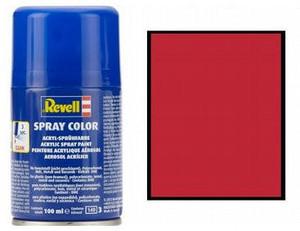 Revell 36 Matt Carmine Red 100ml  Acrylic Spray   Revell 36 Matt Carmine Red 100ml  Acrylic Spray