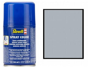 Revell 90 Metallic Silver 100ml Acrylic Spray Paint Revell 90 Metallic Silver 100ml Acrylic Spray Paint