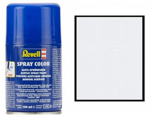 Revell 301 Satin White 100ml Acrylic Spray Paint Revell 301 Satin White 100ml Acrylic Spray Paint