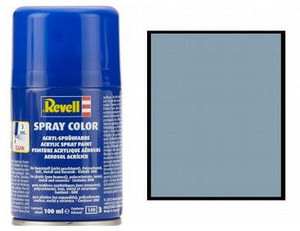 Revell 374 Satin Grey 100ml Acrylic Spray Paint Revell 374 Satin Grey 100ml Acrylic Spray Paint