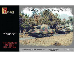  Pegasus Hobbies 1/72 German Tiger II Heavy Tank 