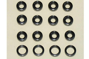  Carson TT-01/TT-02B Bearing Set 