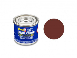  Revell 14ml 37 Enamel Matt Reddish Brown Paint 