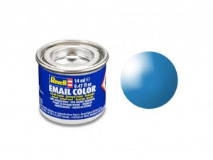  Revell 14ml 50 Enamel Gloss Light Blue Paint 