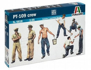Italeri 1/35 PT109 Crew Model Figures & Accessories Italeri 1/35 PT109 Crew Model Figures & Accessories