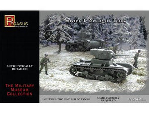 Pegasus Hobbies 1/72 Soviet T-26 Tank Model Kits Pack of 2 Pegasus Hobbies 1/72 Soviet T-26 Tank Model Kits Pack of 2