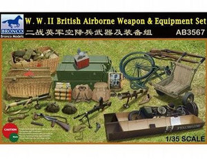 Bronco Kits 1/35 British WWII Airborne Weapon & Equipment Set   Bronco Kits 1/35 British WWII Airborne Weapon & Equipment Set