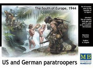 Master Box 1/35 US and German Paratroopers 1944 Master Box 1/35 US and German Paratroopers 1944
