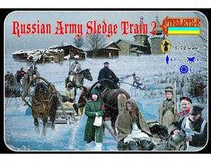  Strelets 1/72 Russian Army Sledge Train 2 