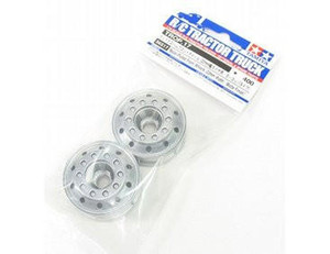 Tamiya RC Metal Plated Front Wheels Tractor Truck 22mm Tamiya RC Metal Plated Front Wheels Tractor Truck 22mm