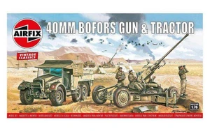  Airfix 1/76 Bofors AA Gun and Tractor 